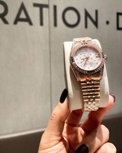 ROLEX Datejust replica swiss Watch Band Stainless Steel 31MM Diamond Bezel Jubilee Strap Woman White Watch